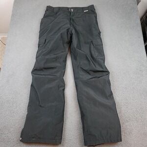 Grenade Snow Pants Mens XL Black Ski Snowboard Cargo Lined Water Resistant